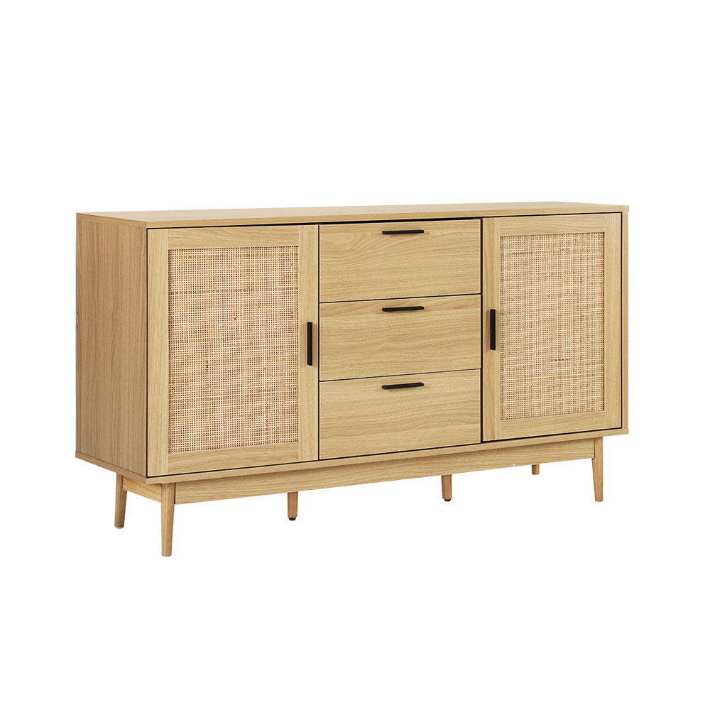 Rattan Buffet Sideboard - BRIONY Oak