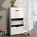 High Gloss Shoe Cabinet ‚Äì White