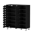 Shoe Rack Cabinet 6 Tier Storage Shelf Black