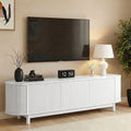 Entertainment TV Unit Storage Cabinet 160cm - White
