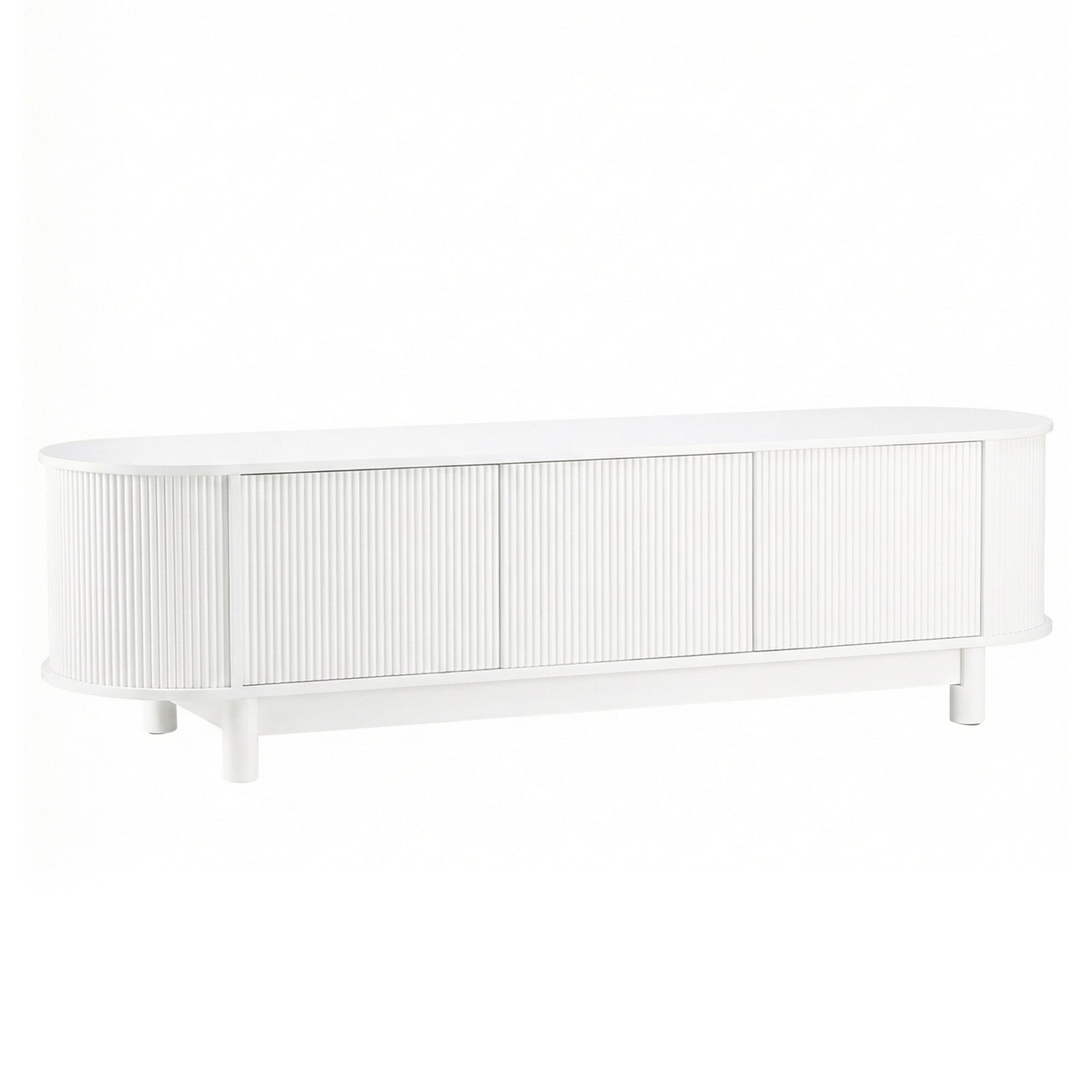 TV Unit Entertainment Unit Storage Cabinet 160cm White