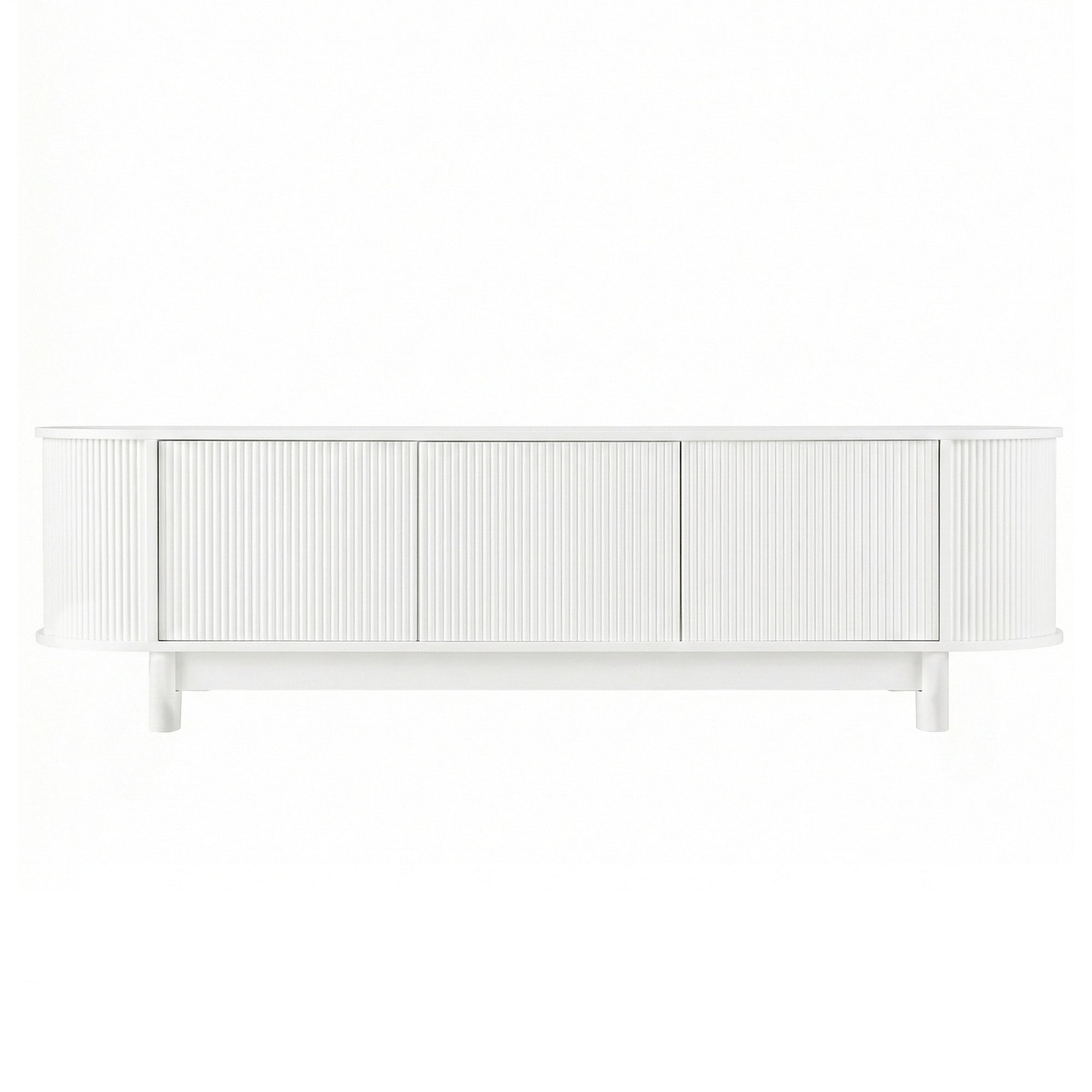 TV Unit Entertainment Unit Storage Cabinet 160cm White
