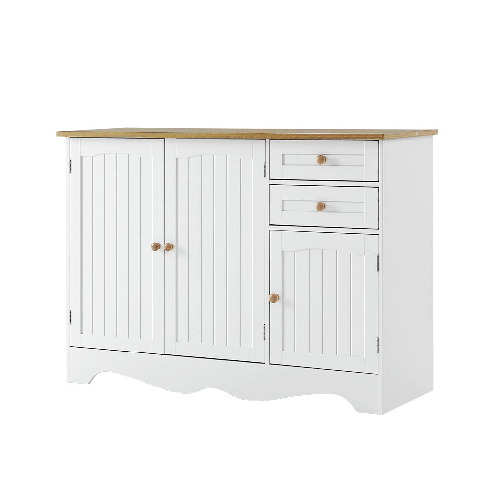 Buffet Sideboard 3 Doors - BERNE White