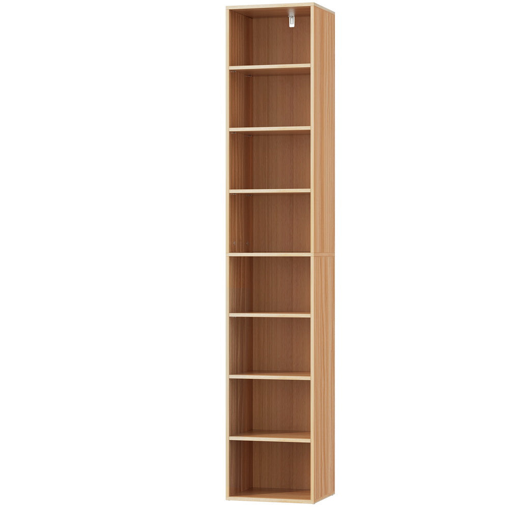 8 Tier MILO Bookshelf 33x30x180cm - Pine