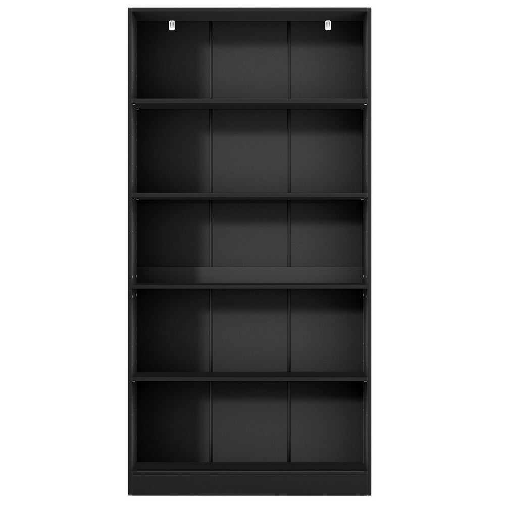 5 Tier ANTON Bookshelf - Black