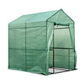 Greenhouse 1.2x1.9x1.9M Walk in Green House Tunnel Plant Garden Shed 4 Shelves
