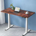 Standing Desk Motorised Sit Stand Desks Rustic Brown 140CM