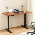 Standing Desk Motorised Dual Motor Rustic Brwon 120CM
