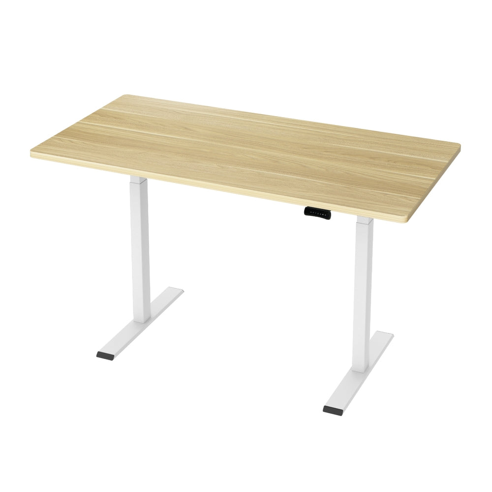 Standing Desk Motorised Dual Motor 140CM White Oak