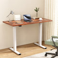 Standing Desk Motorised Dual Motor 140CM Rustic Brwon