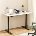 Standing Desk Motorised Electric Dual Motor White 120CM