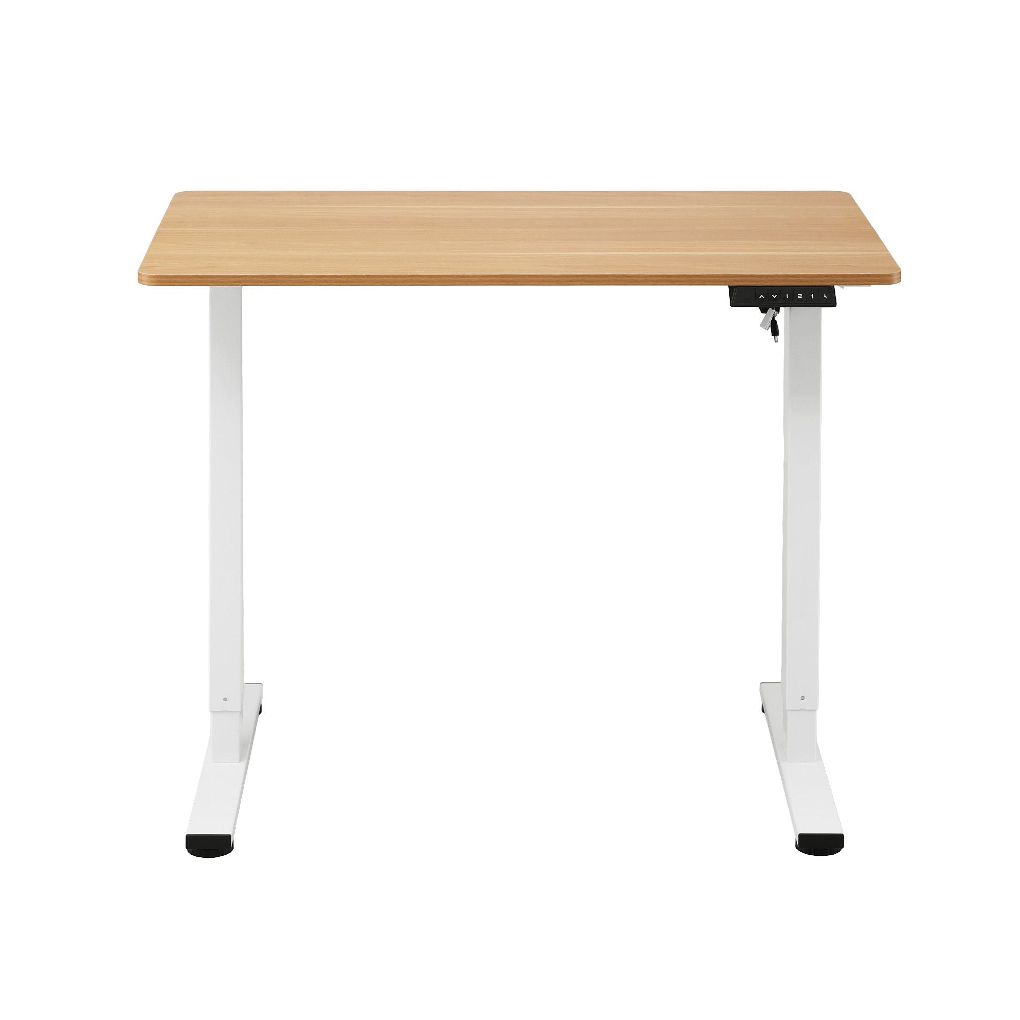 Standing Desk Electric Adjustable Ergonomic Office Table 100cm - Oak