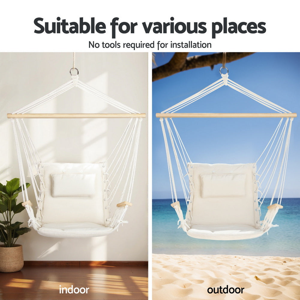 Hammock Chair with Heavy Duty Steel Stand