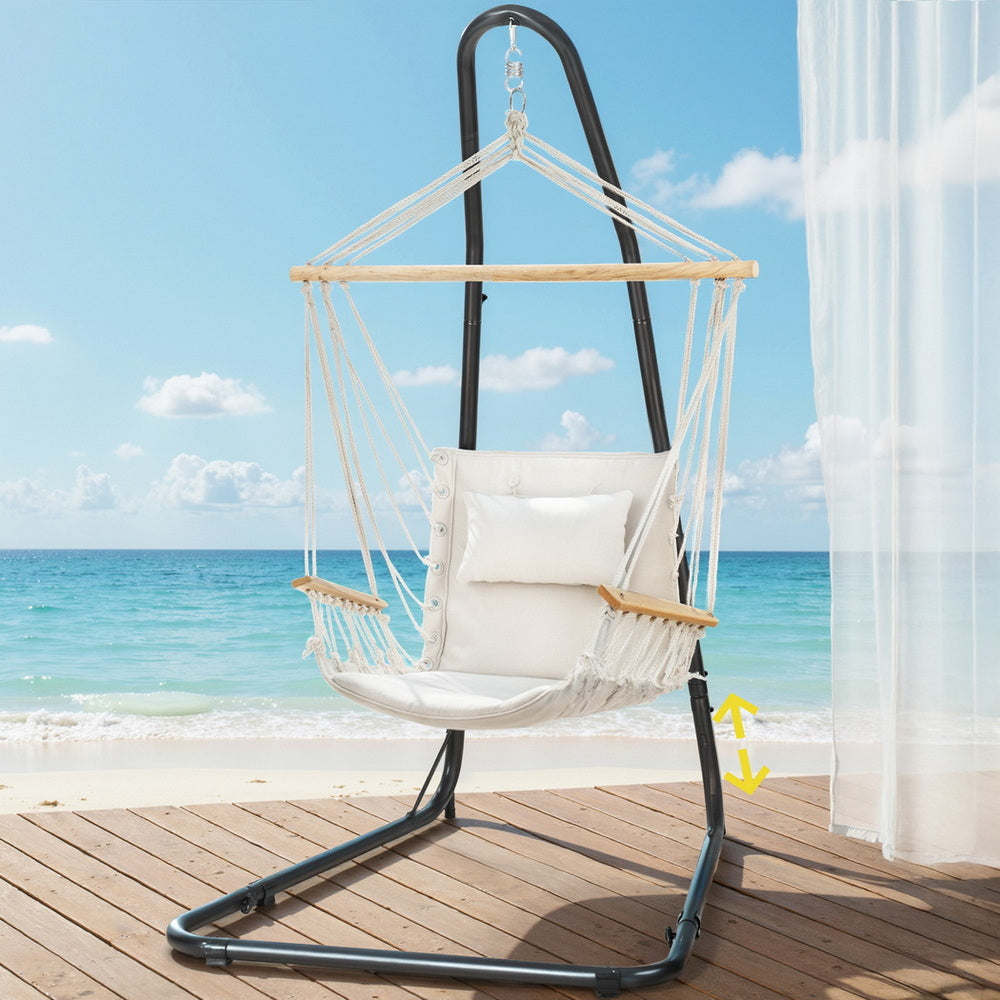 Hammock Chair with Heavy Duty Steel Stand