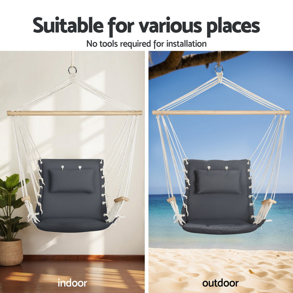 Hammock Chair with Heavy Duty Steel Stand