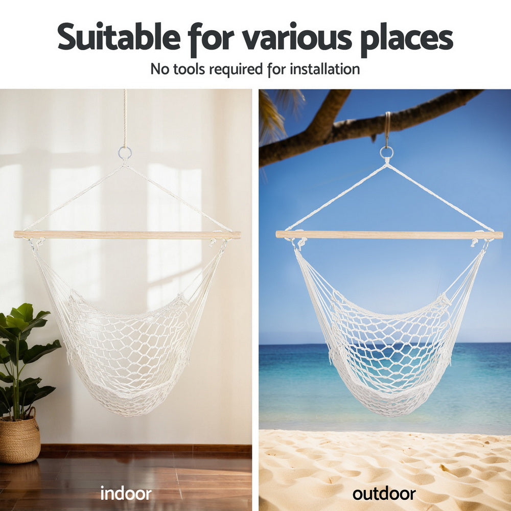 Hammock Hanging Chair with Heavy Duty Steel Stand