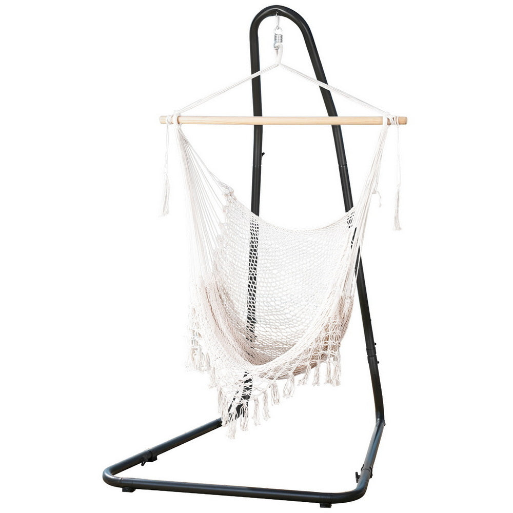 Hammock Hanging Chair with Heavy Duty Steel Stand