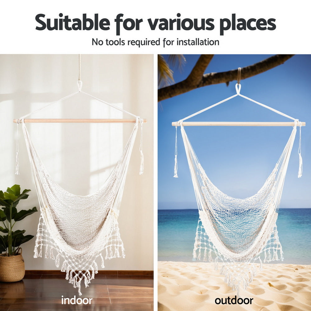 Hammock Hanging Chair with Heavy Duty Steel Stand