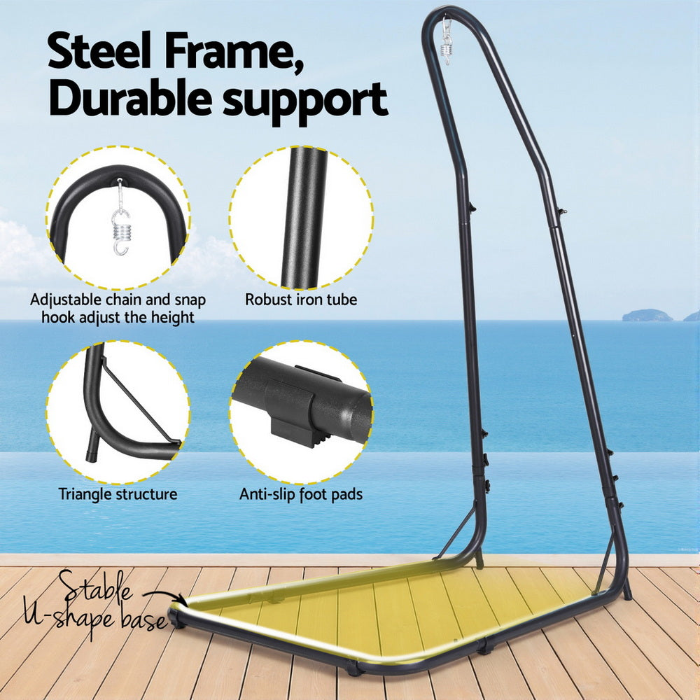 Hammock Hanging Chair with Heavy Duty Steel Stand