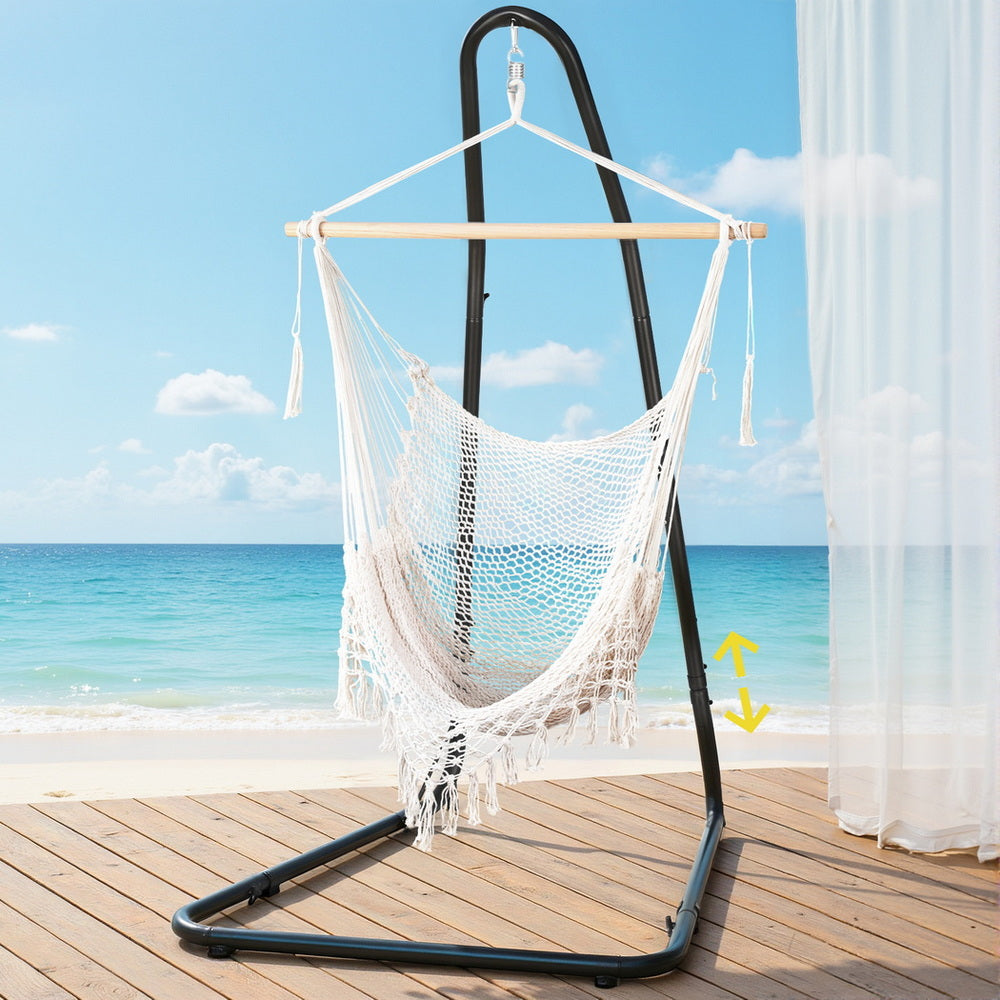 Hammock Hanging Chair with Heavy Duty Steel Stand