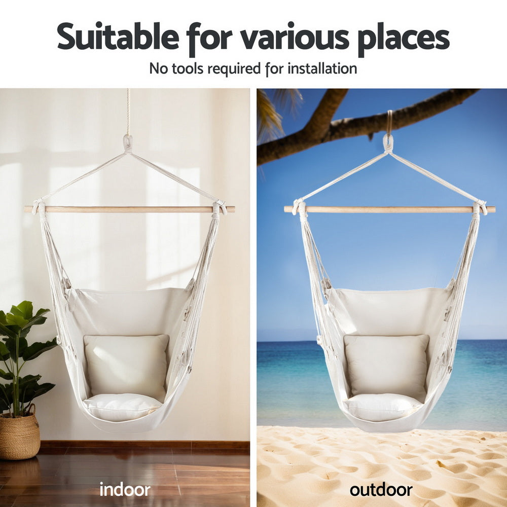 Hammock Chair with Heavy Duty Steel Stand