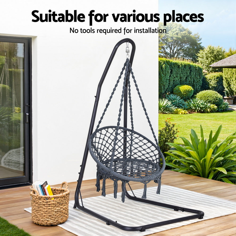 Hammock Hanging Chair with Steel Stand