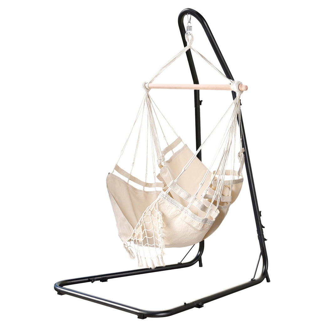 Hammock Hanging Chair with Steel Stand