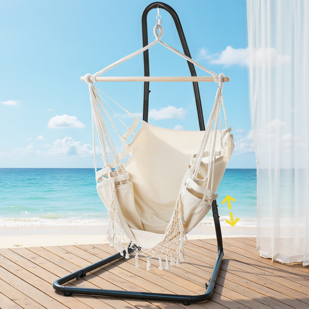 Hammock Hanging Chair with Steel Stand