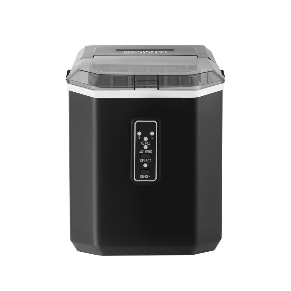 12kg Ice Maker Machine 1.3L w/Scoop Holder Black