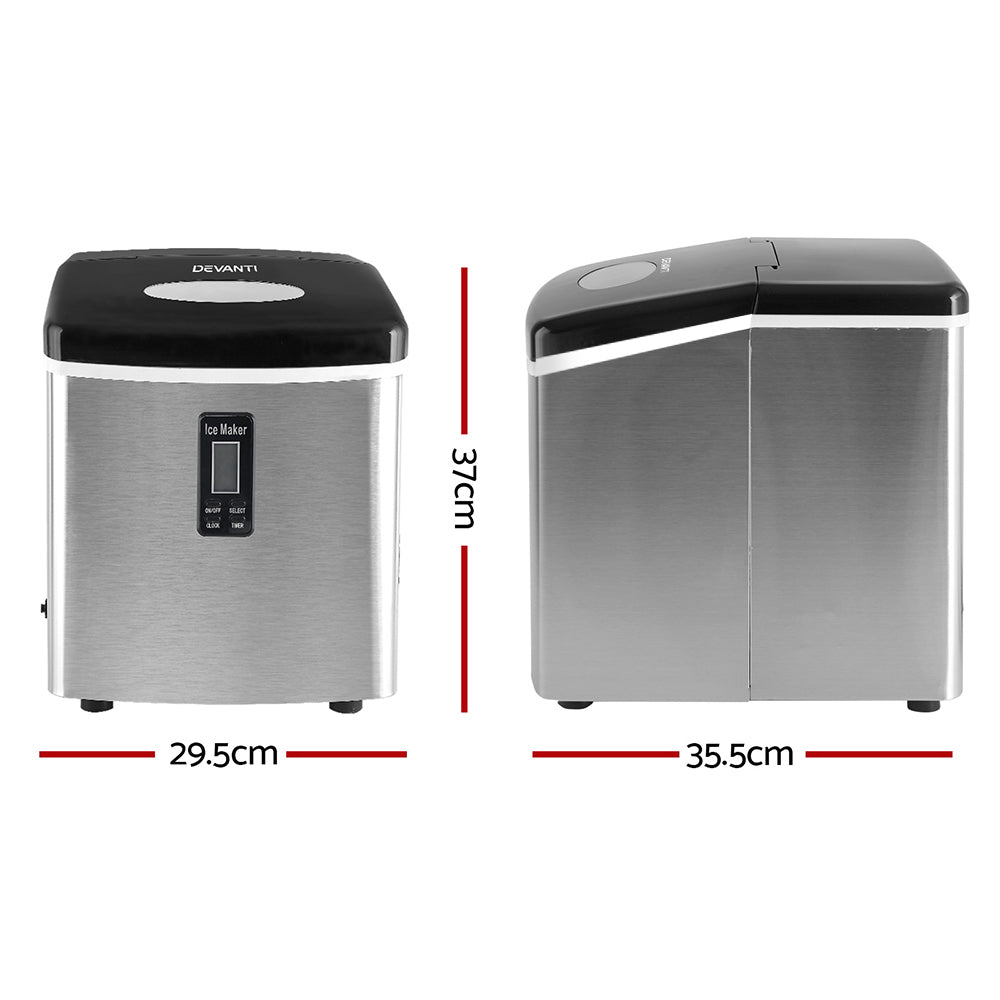 15kg Ice Maker Machine Silver