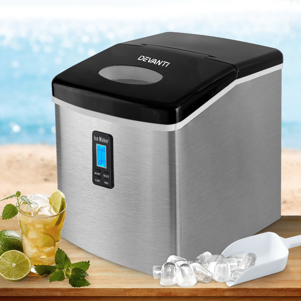 15kg Ice Maker Machine Silver