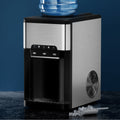 20kg 3 in 1 Ice Maker Machine Cold and Hot Water Dispenser 3L Silver