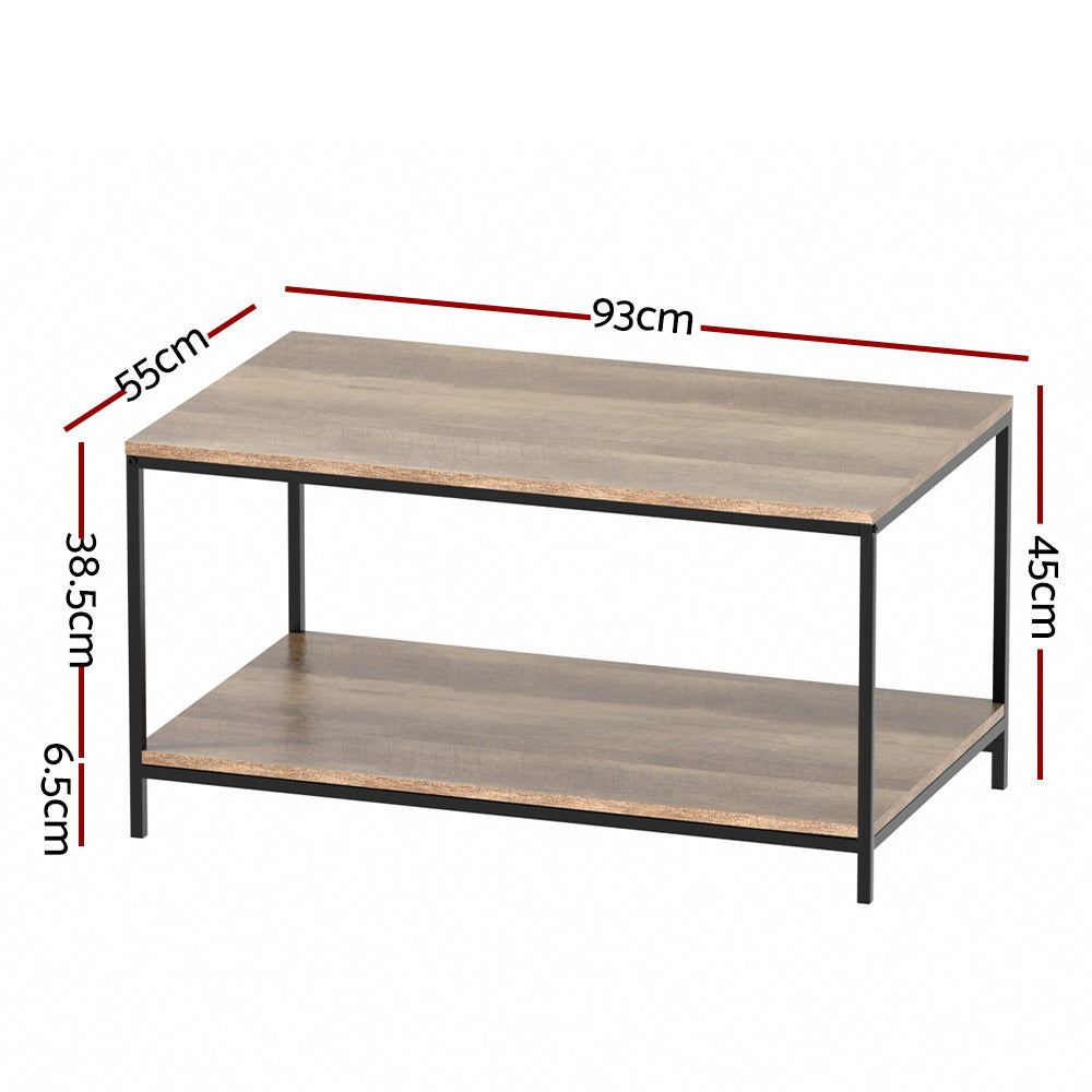 Coffee Table Rectangular 93CM Walnut Olin