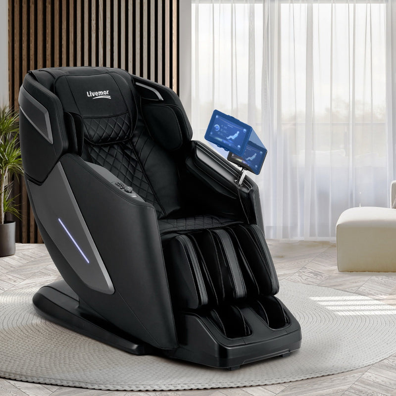 4D Massage Chair Electric Recliner Home Massager Black