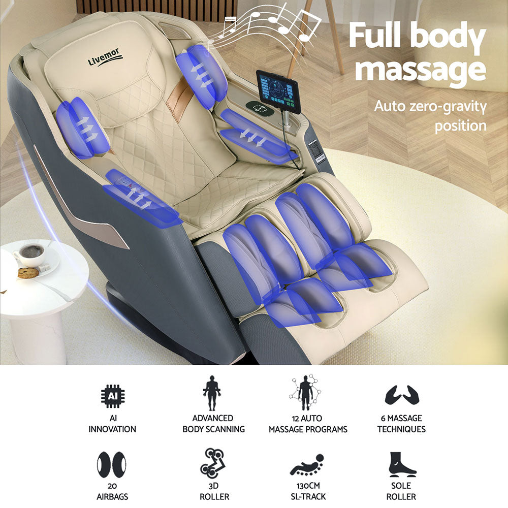 Massage Chair Electric Recliner Home Massager 3D Opal