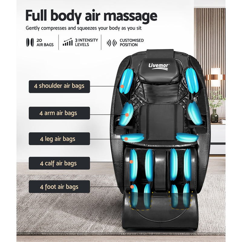 Massage Chair Electric Recliner SL-track Massager Hestia