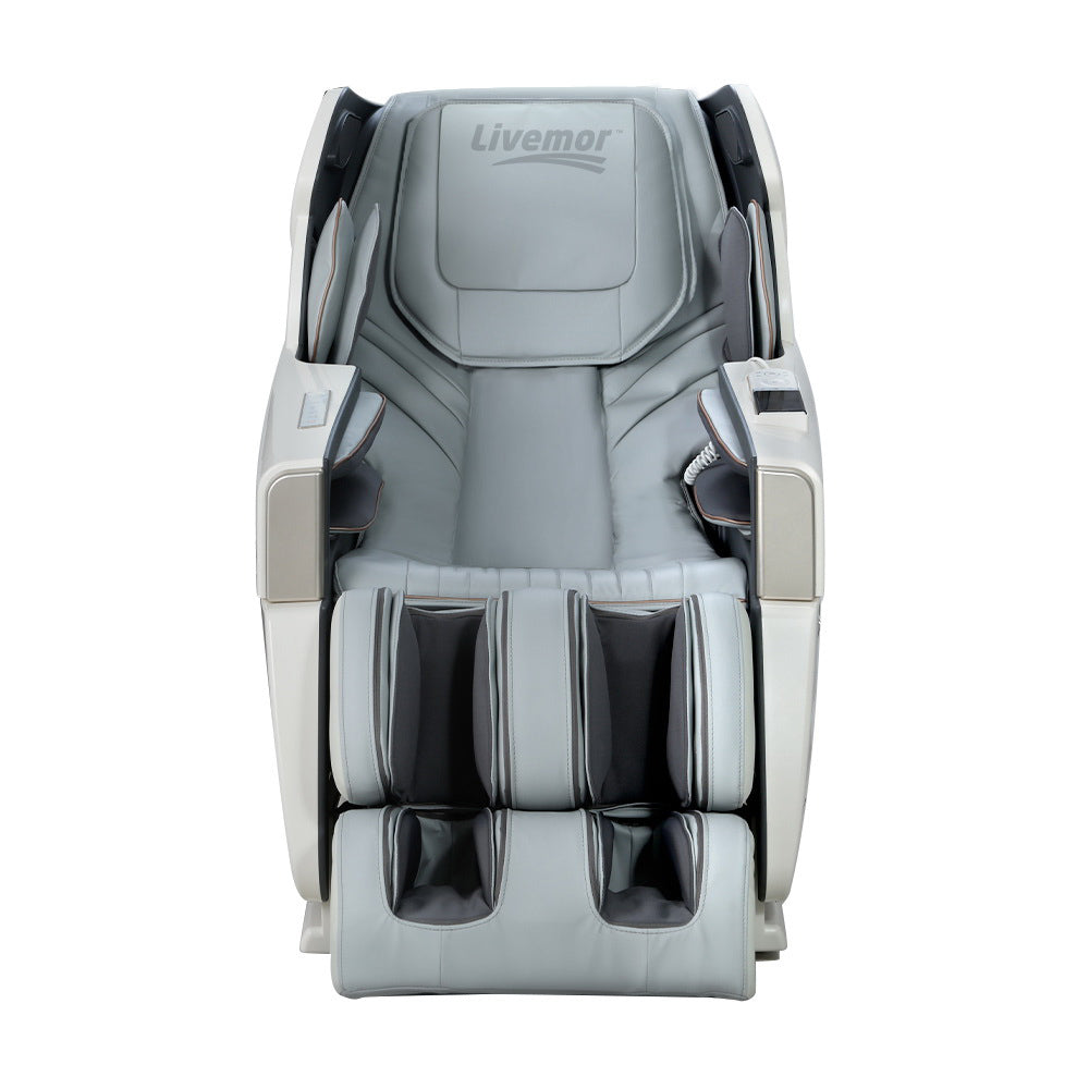 Massage Chair Electric Recliner Massager White Varitas