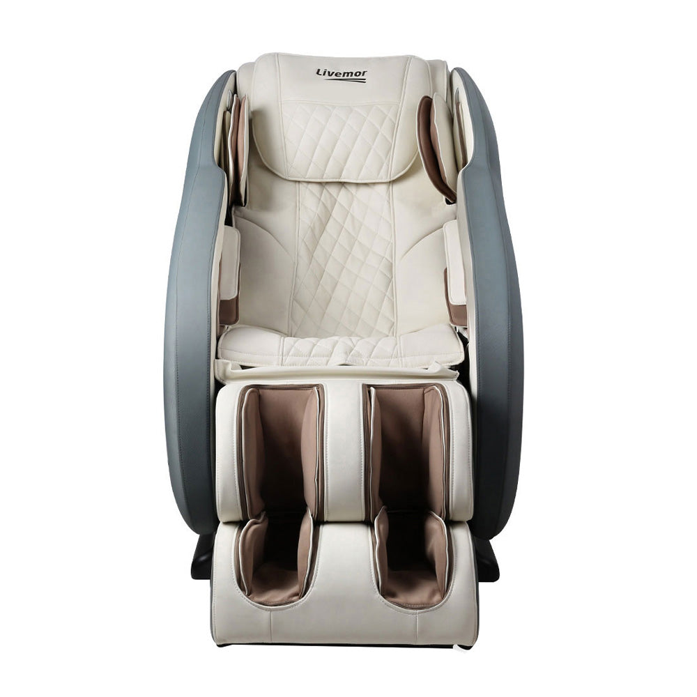 Massage Chair Electric Recliner Massager Grey Ozeni