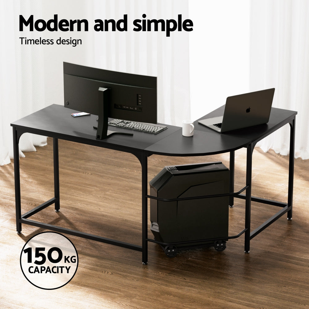 Computer Desk L-Shape Corner Desks Ergonomic Office Chair Mesh Chairs