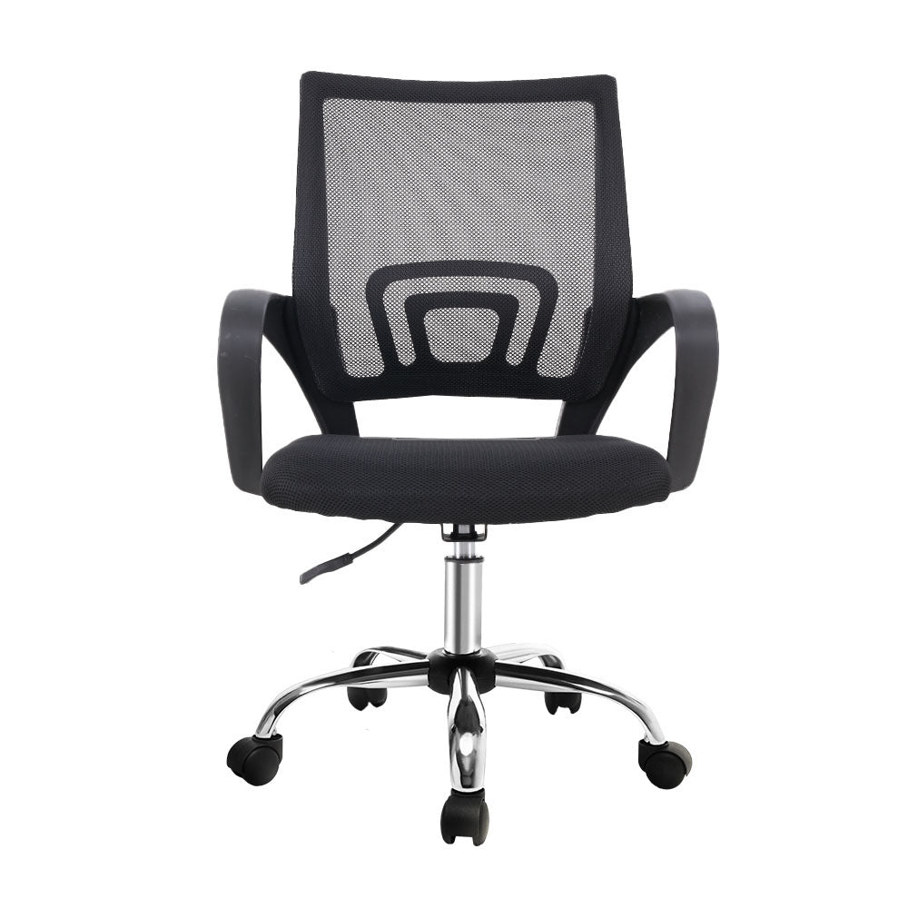 Mesh Office Chair Mid Back Black