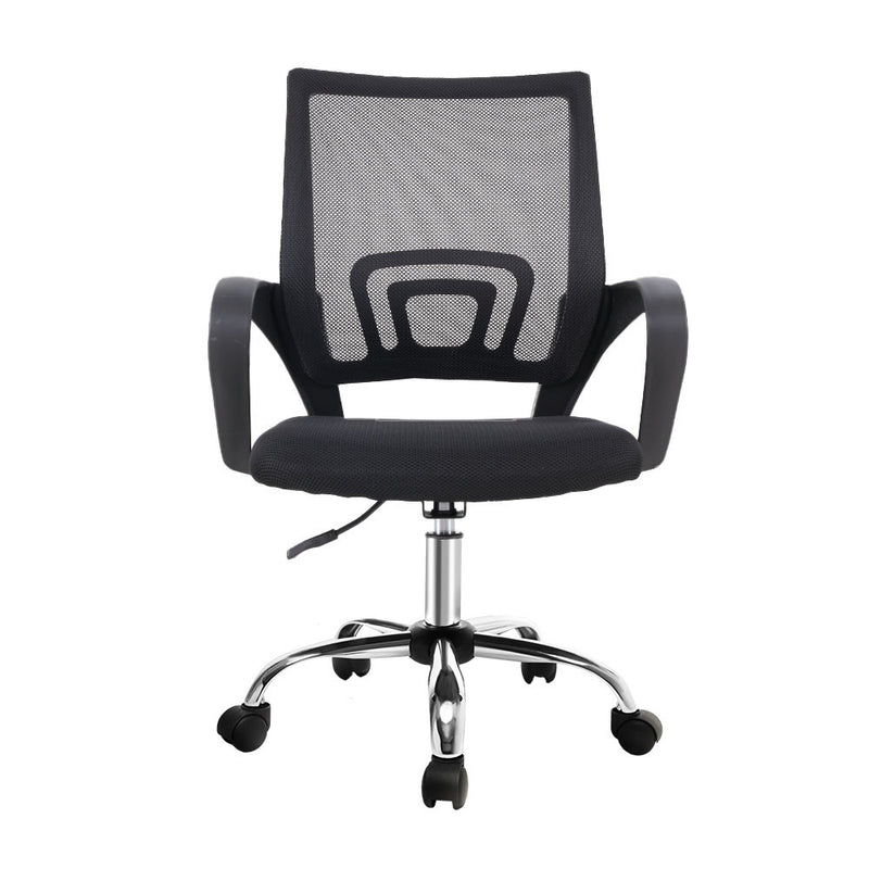 Mesh Office Chair Mid Back Black