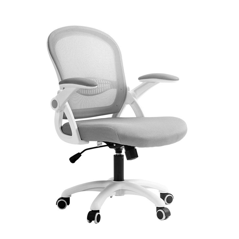 Mesh Office Chair Mid Back Grey