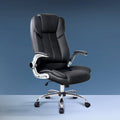 Executive Office Chair Leather Tilt Black