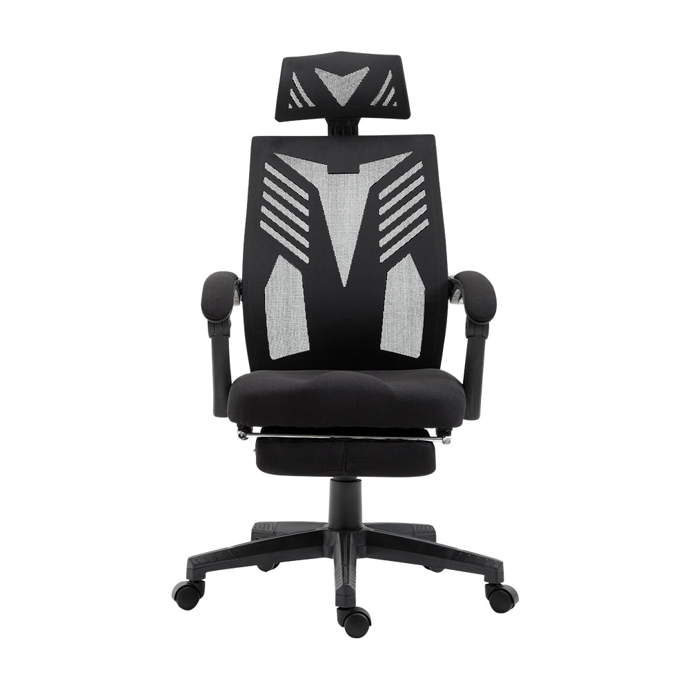 Mesh Office Chair Recliner Black