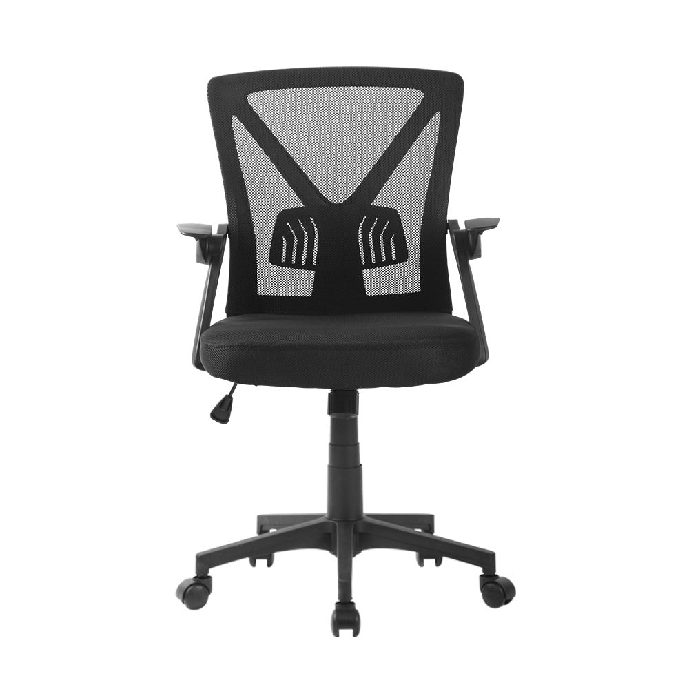 Mesh Office Chair Mid Back Black