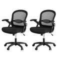 2x Mesh Office Chair Computer Gaming Desk Chairs Work Study Mid Back