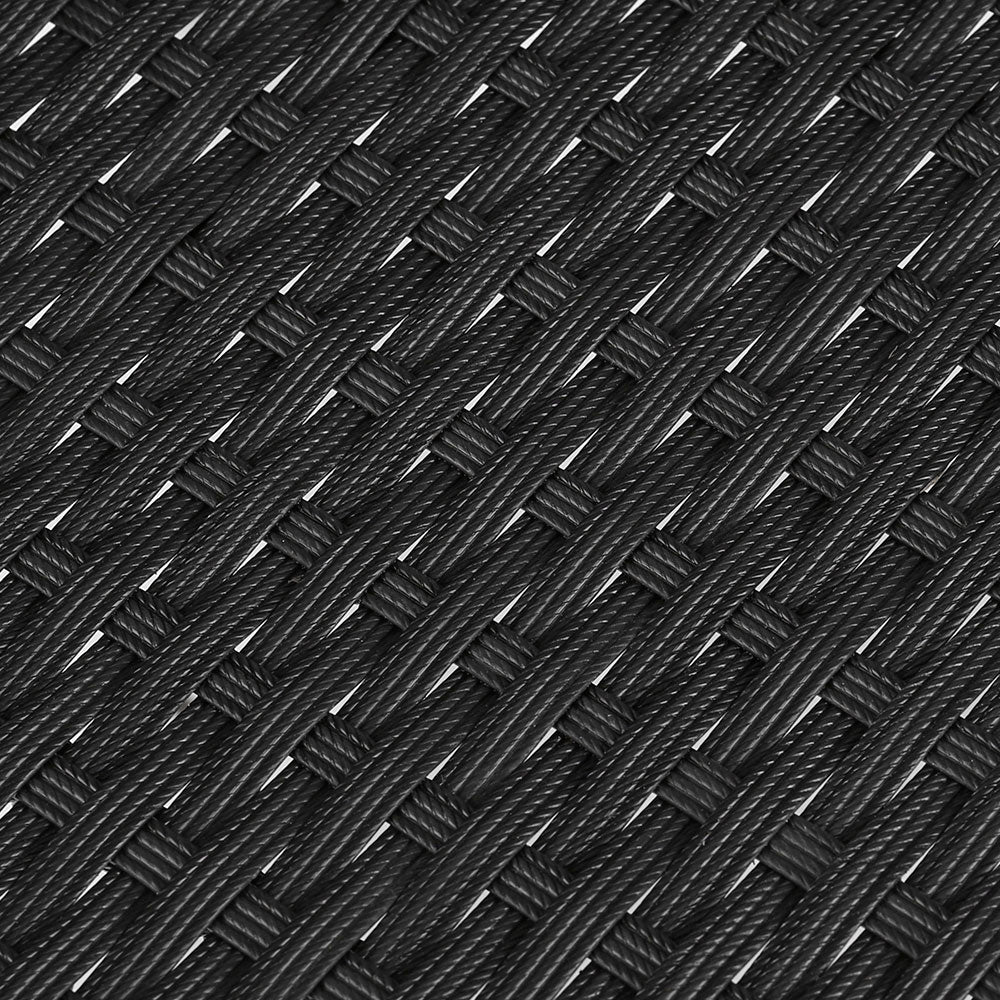 3PC Bistro Set Outdoor Furniture Rattan Table Chairs Cushion Patio Garden Hugo