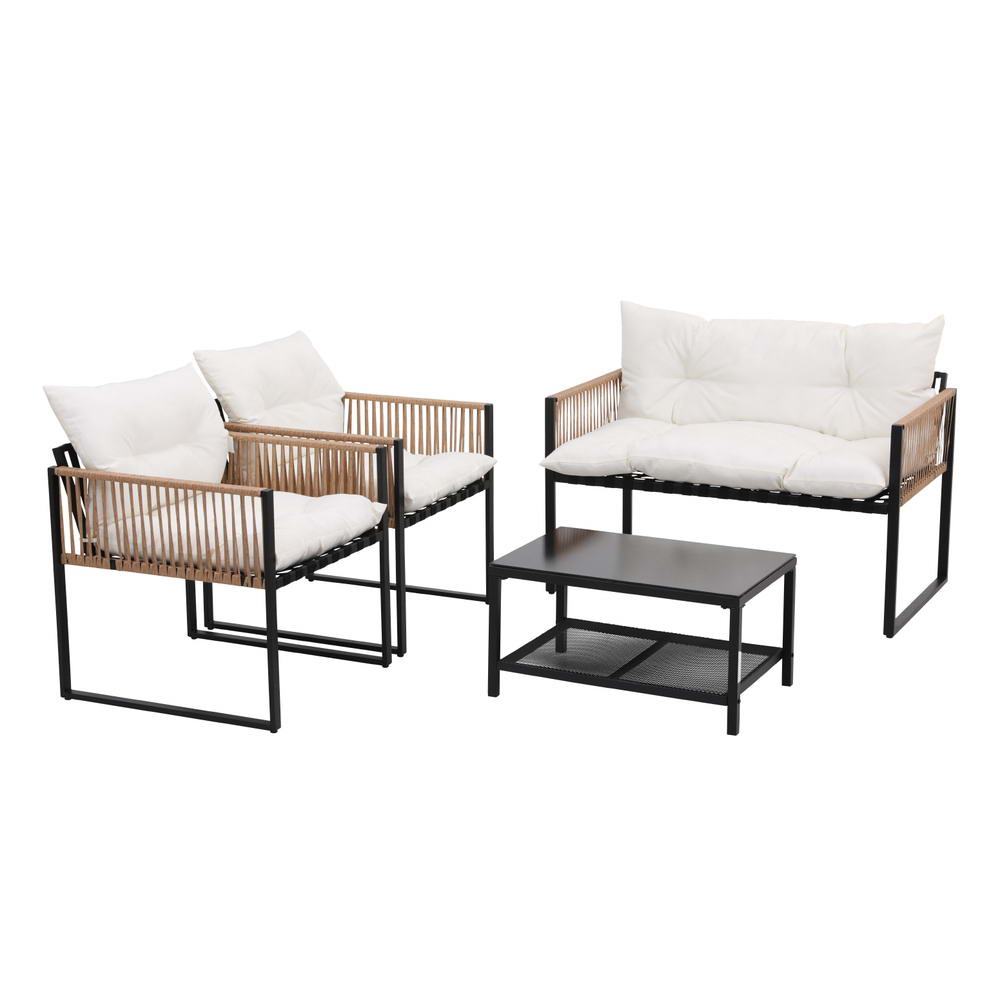 Solana 4-Piece Outdoor Lounge Set