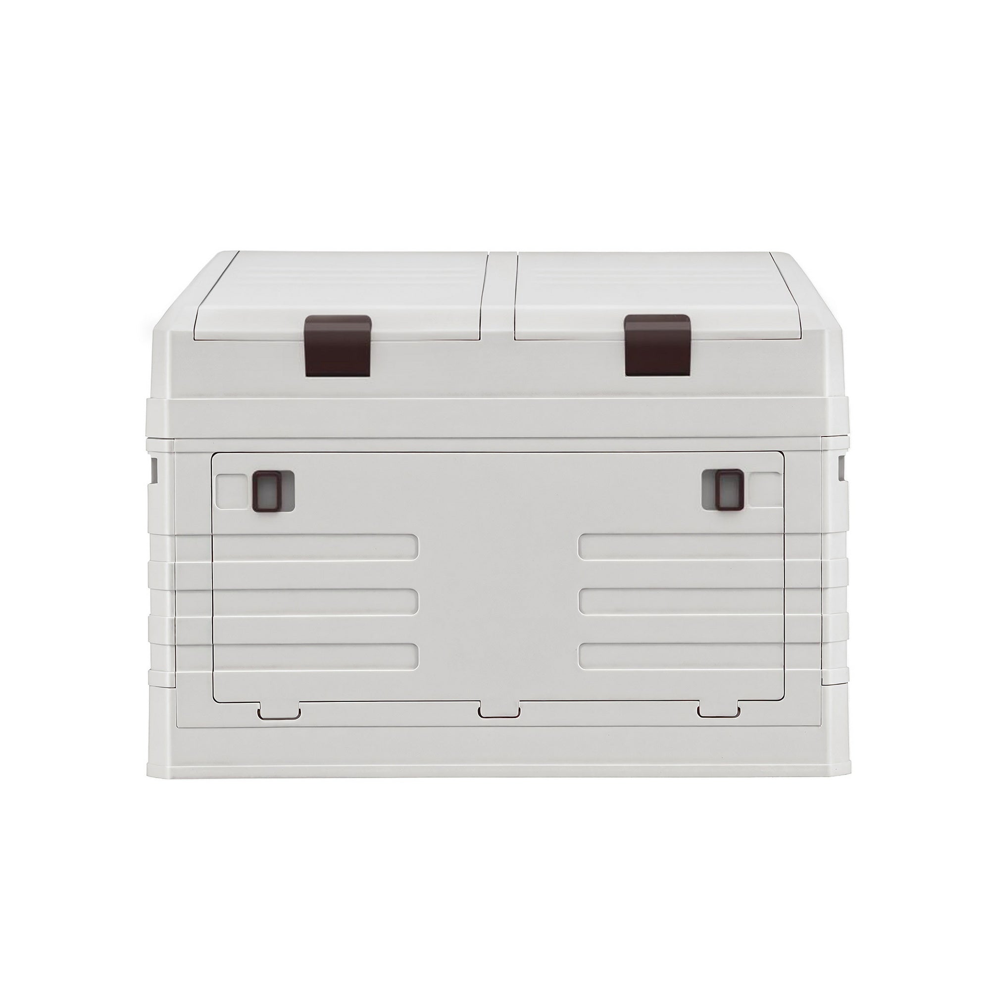 60L Outdoor Foldable Storage Box Collapsible Organizer - Beige