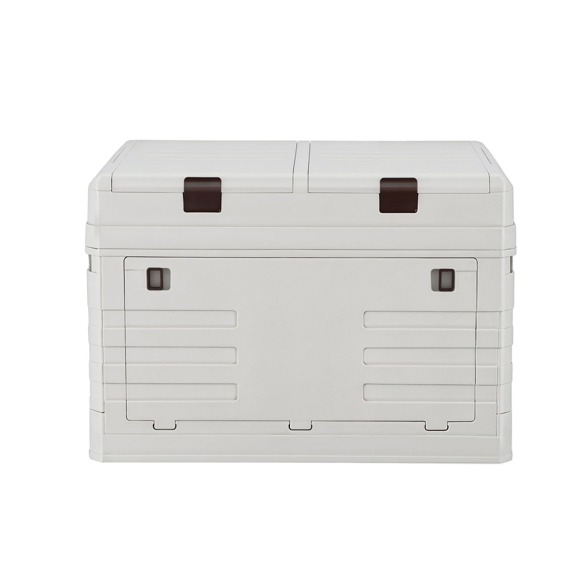 80L Outdoor Foldable Collapsible Storage Box Organizer - Beige